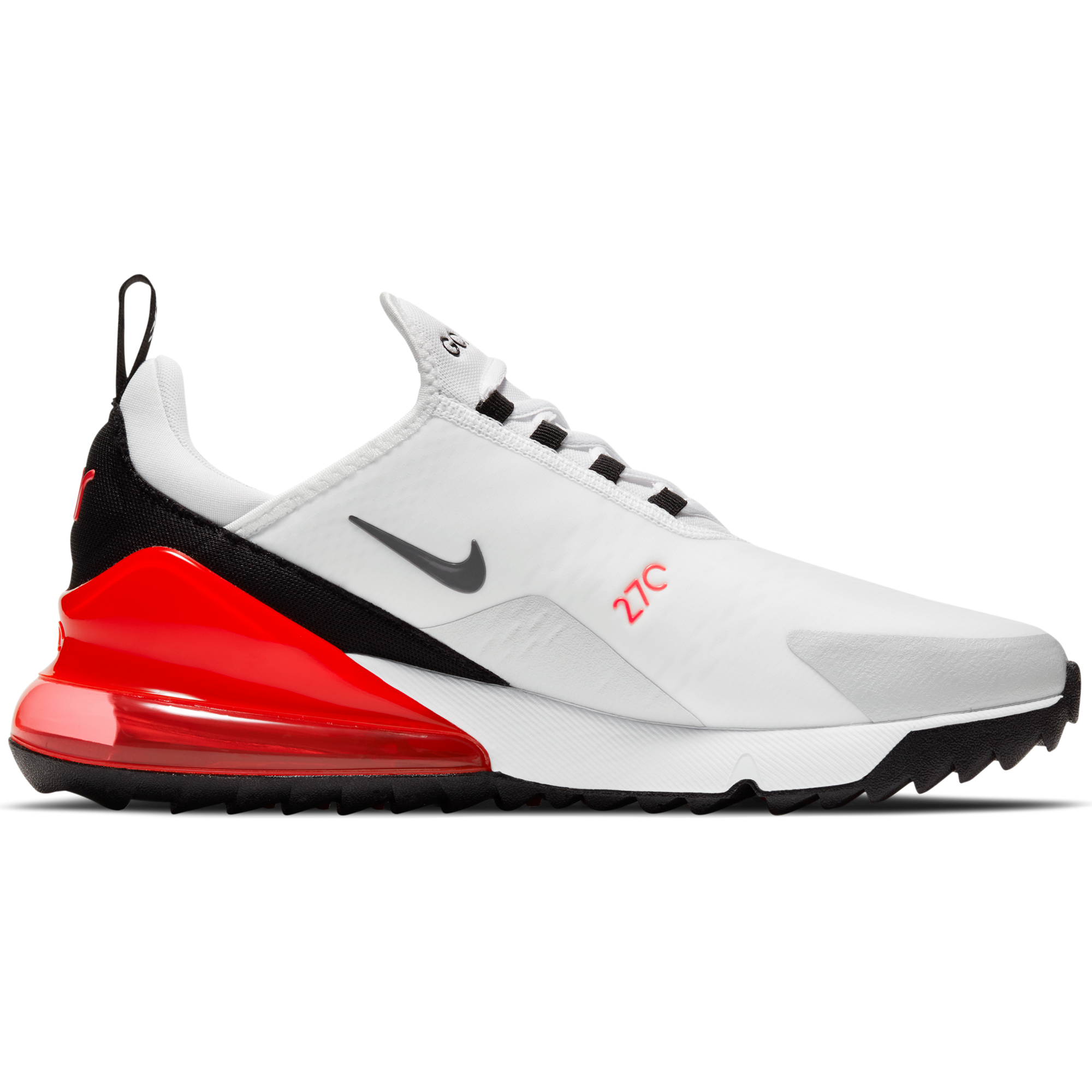 Air Max 270 G Spikeless Golf Shoe - White/Grey/Red